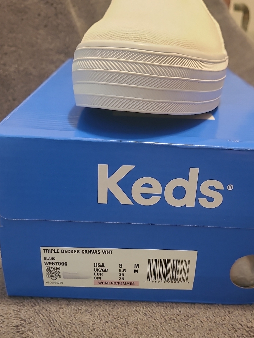 Keds Triple Decker Slip-On Sneaker Womens Size 8 - Picture 3 of 3